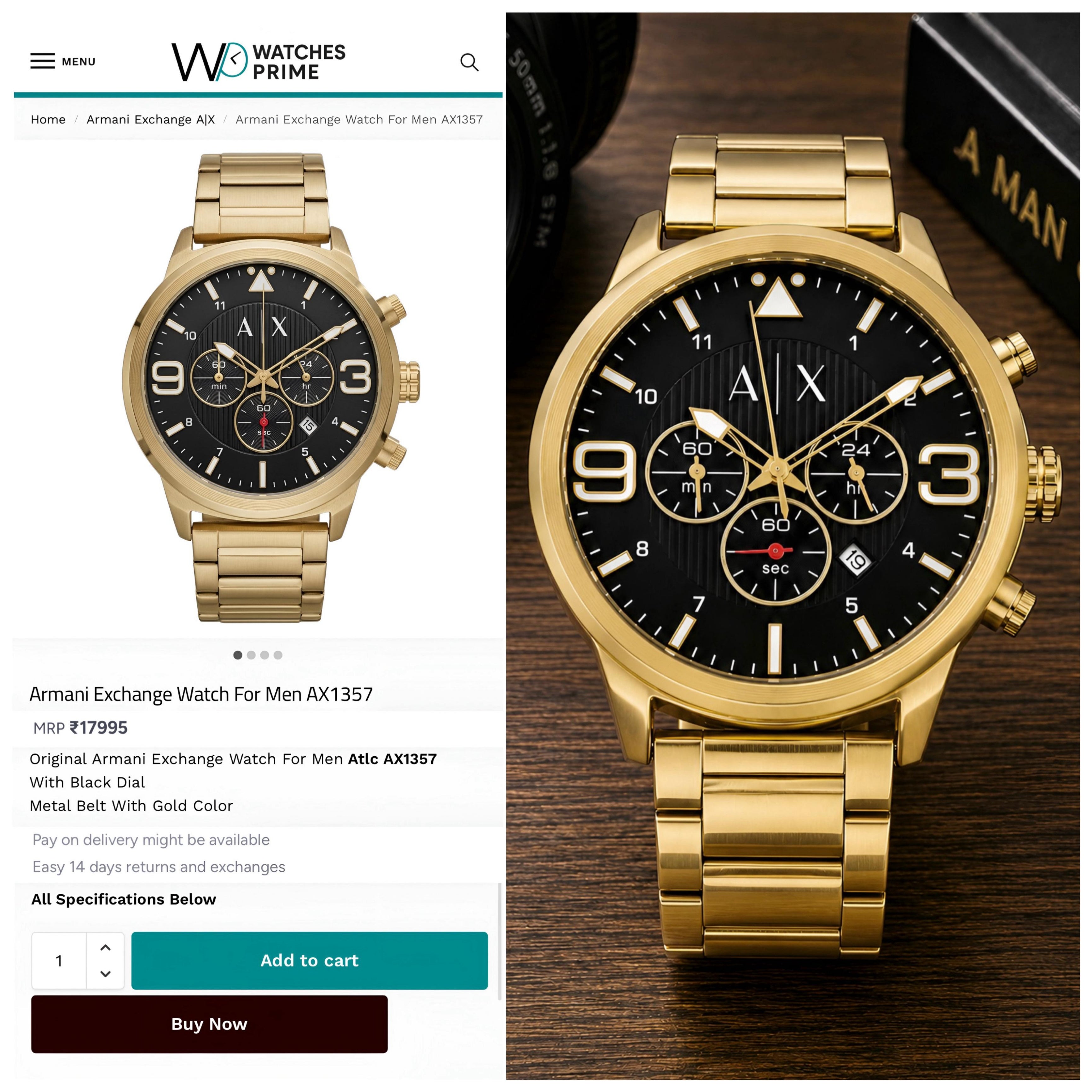 Armani Exchange AX1357