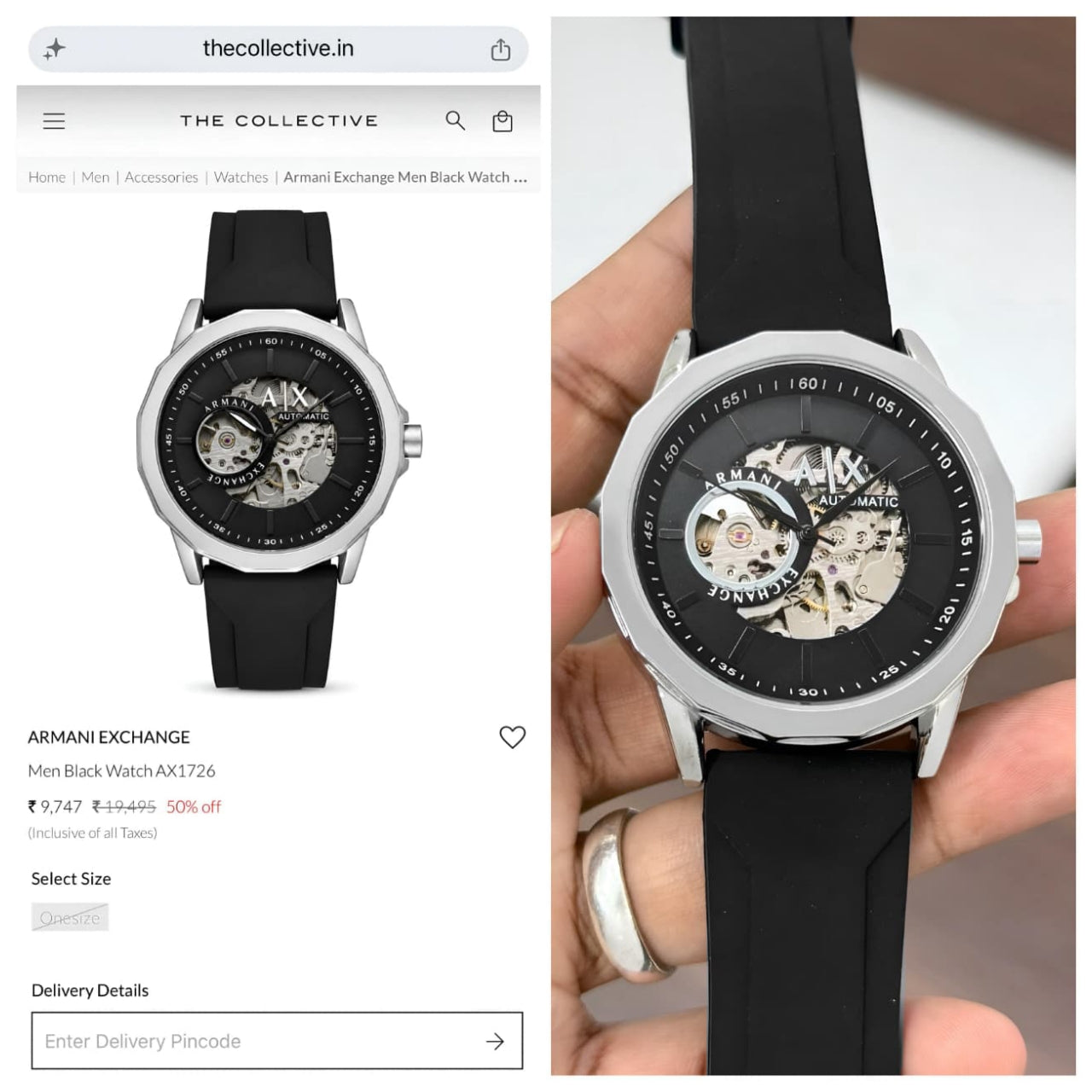 Armani Exchange AXAS